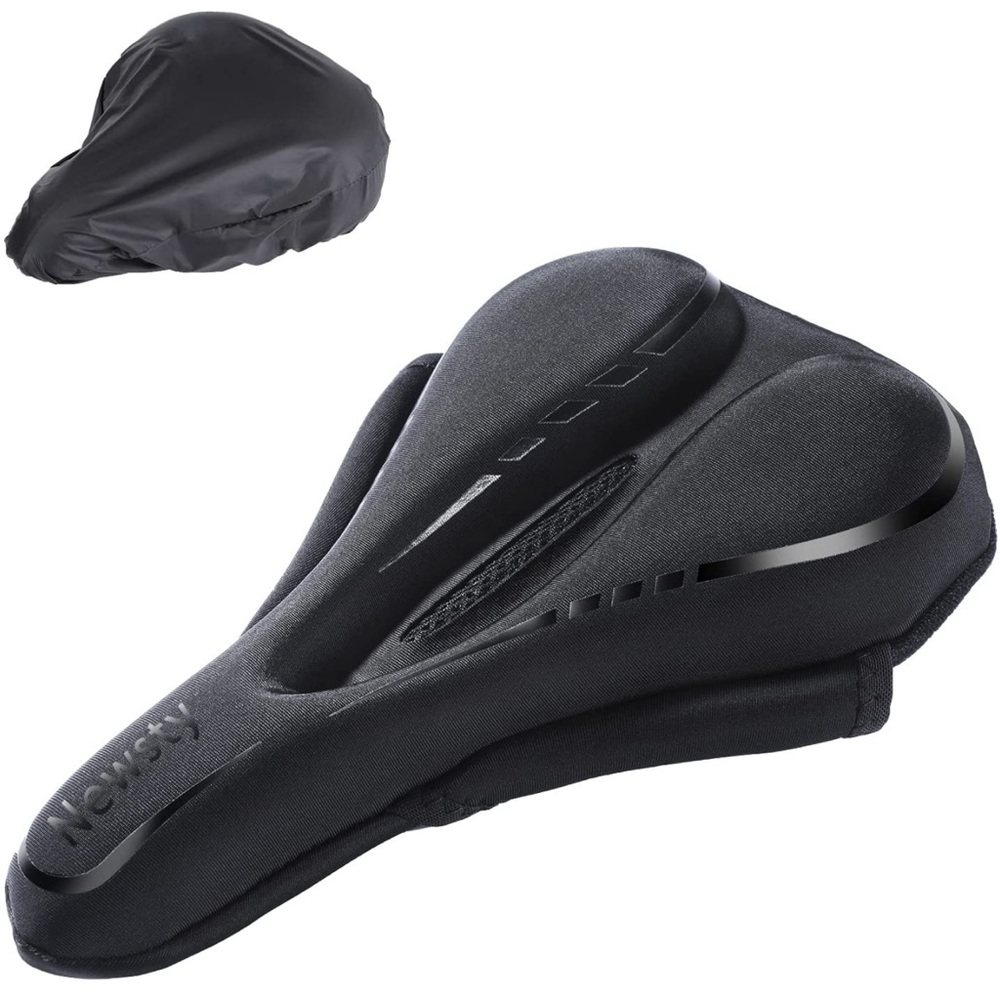 Bike Saddle Cover, Super Soft Gel Cover Breathable Anti-Slip Bicycle Seat